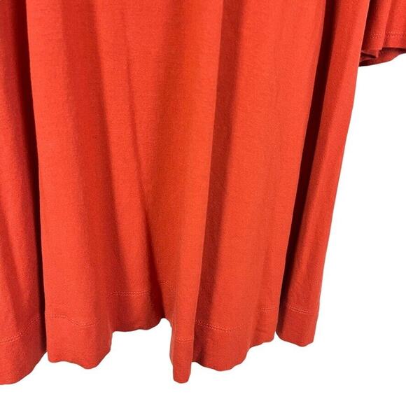 J Jill Wearever Collection Womens Dark Orange Pullover Longline Top Shirt sz 2X - Picture 5 of 15